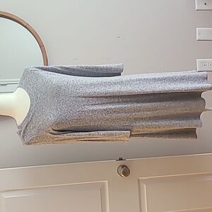 Fortune & Ivey gray aline soft jersey dress gray​​​​​